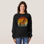 Sweatshirt Horse Retro Style Vintage (Devant entier)