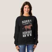 Sweatshirt Horse Riding Owner Outfit Equestrian Horse  for Gi (Devant entier)