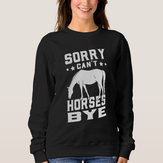 Sweatshirt Horse Riding Owner Outfit Equestrian Horse  for Gi (Devant)