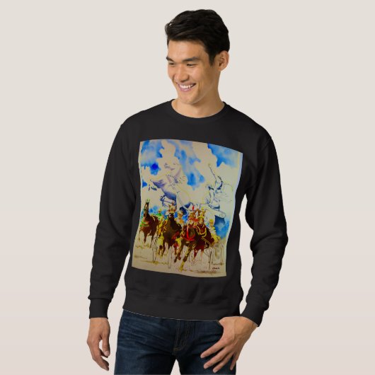 Sweatshirt Horses bright (Devant entier)