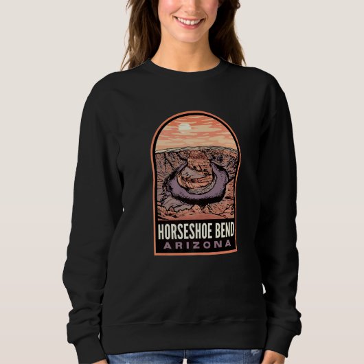 Sweatshirt Horseshoe Bend Arizona (Devant)