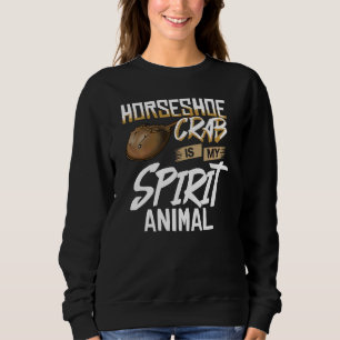 Sweatshirt Horseshoe Crabe Xiphosura Oeufs de sang Fossil