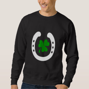 Sweatshirt Horseshoe Et C Fun St Pats Saint Patricks Jour L
