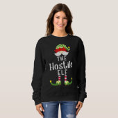 Sweatshirt Hostile Elf Group Noël Pajama Party (Devant entier)