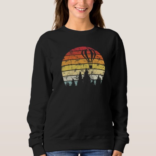 Sweatshirt Hot Air Balloon Ride Flying Pilot Balloonist Adven (Devant)