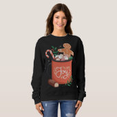 Sweatshirt Hot Cocaca Gingerbread Homme avec Sucre de canne J (Devant entier)