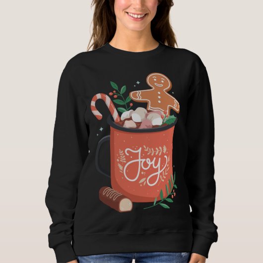 Sweatshirt Hot Cocaca Gingerbread Homme avec Sucre de canne J (Devant)