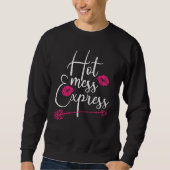 Sweatshirt Hot Mess Express Maman Mère Graphisme (Devant)