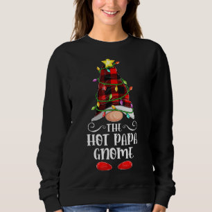 Sweatshirt Hot Papa Gnome Matching Family Group Christma