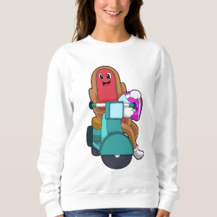 Sweatshirt Hotdog en vélo avec Scooter.PNG