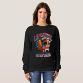 Sweatshirt Hotdog Funny Wiener 4th of July Patriotic (Devant entier)
