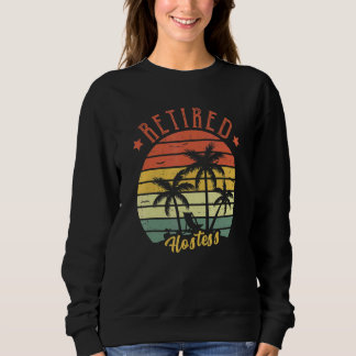 Sweatshirt Hôtesse Retraitée Rétro Vintage Pour Hommes Papa