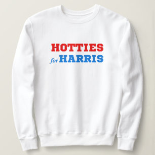 Sweatshirt Hotties for Harris Political Funny Kamala Crewneck