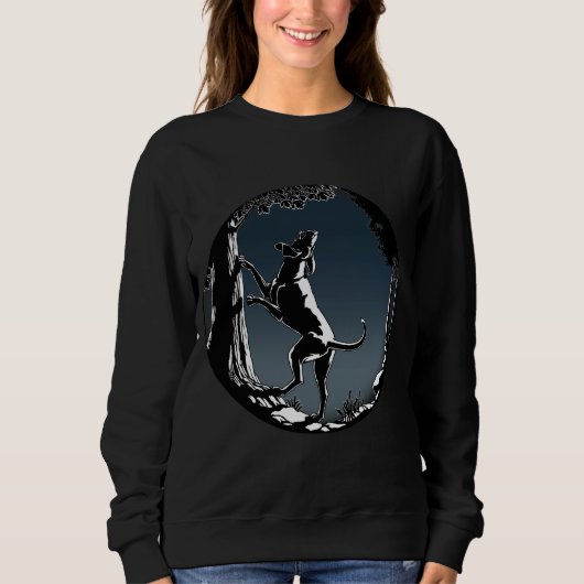 Sweatshirt Hound Chien Chemise Chasse Chien Chasse Chien Coon (Devant)