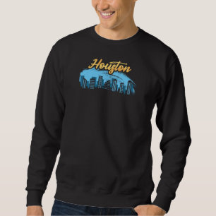 Sweatshirt Houston Skyline Design pour le Houstonian