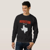 Sweatshirt Houston Texas USA State America Travel Texan (Devant entier)