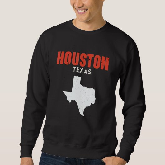 Sweatshirt Houston Texas USA State America Travel Texan (Devant)