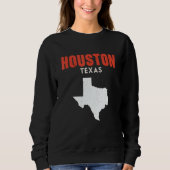 Sweatshirt Houston Texas USA State America Travel Texan (Devant)