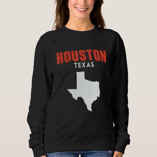 Sweatshirt Houston Texas USA State America Travel Texan (Devant)