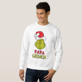 Sweatshirt How the Grinch Stole Christmas | Papa Grinch T-Shi (Devant entier)
