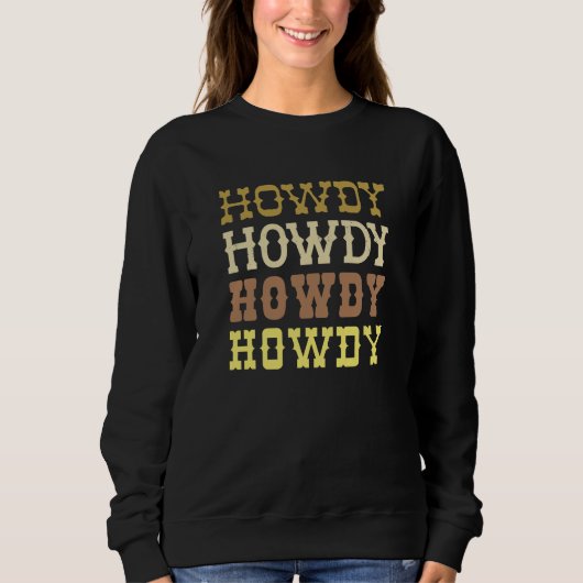 Sweatshirt Howdy (Devant)