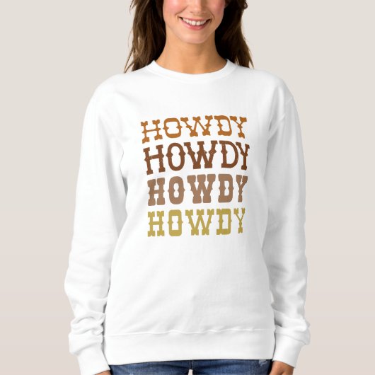 Sweatshirt Howdy (Devant)