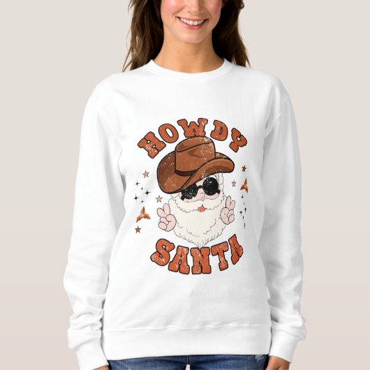 Sweatshirt Howdy Père Noël (Devant)