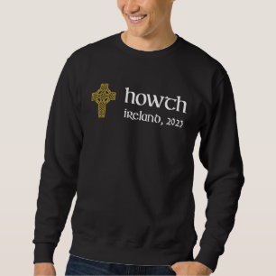 Sweatshirt Howth Dublin Croix celtique Irlande Gaélique & Hur