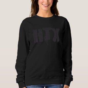 Sweatshirt Htx Graffiti Strewear Stencil Vibe H Town Housto