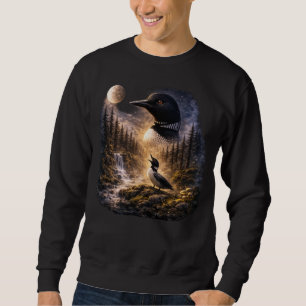 Sweatshirt Huard imbécile d'oiseau loup canadien – Plongeon h