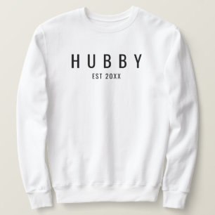 Sweatshirt Hubby Est Fiance Mariage Fiançailles cadeau pour m