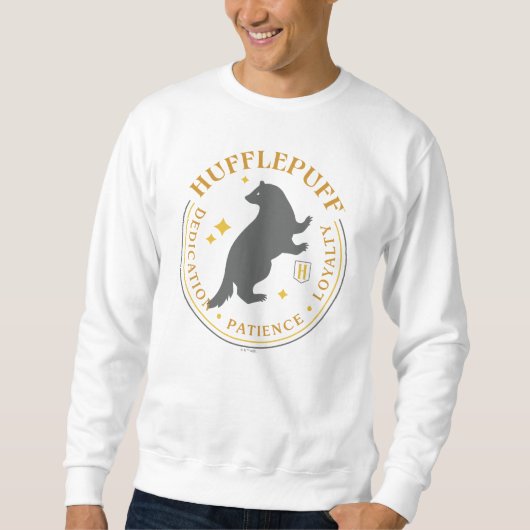 Sweatshirt HUFFLEPUFF™ Badger House Pride Badge (Devant)