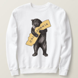 Sweatshirt Hug d'ours de Californie vintage