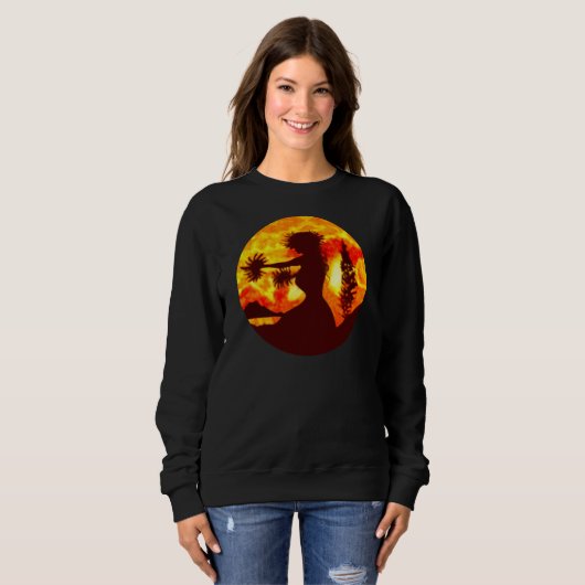 Sweatshirt Hula Dancer (Devant entier)
