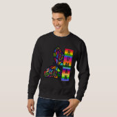 Sweatshirt Human Butterfly LGBT (Devant entier)