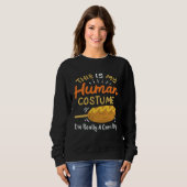 Sweatshirt Human Costume Corn Dog (Devant entier)