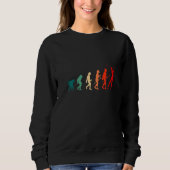 Sweatshirt Human Evolution Outdoor Game Golf Course (Devant)