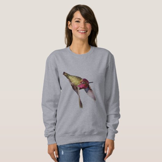 SWEATSHIRT - HUMMINGBIRD IN FLIGHT (Devant entier)