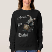 Sweatshirt Humorous Easter Zombie (Devant)
