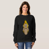 Sweatshirt Humour à la banane singe (Devant entier)
