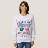 Sweatshirt Humour comptable amusant et Hilarious | Comptable (Devant entier)