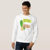 Sweatshirt Humour de chiche et d'oignon (Devant entier)
