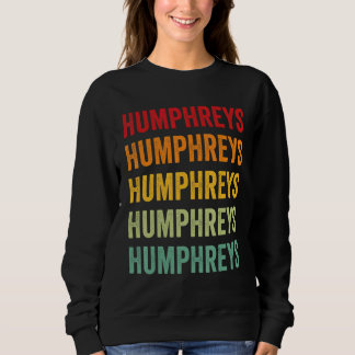 Sweatshirt Humphreys County Mississippi Rainbow Text Design