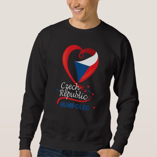 Sweatshirt Humpolec Czech Republic Heart Flag Lion Coat (Devant)