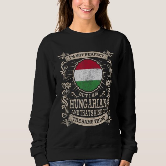 Sweatshirt Hungary Flag Proud Hungarians Men & Women 2 (Devant)