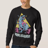 Sweatshirt Hunkasaurus rex Dinosaur  Gym & Workout (Devant)