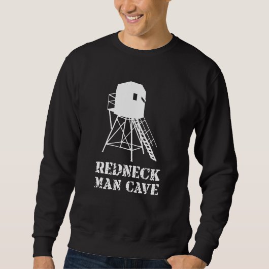 Sweatshirt Hunting Blind Man Cave Funny Deer Hunter and Hunti (Devant)