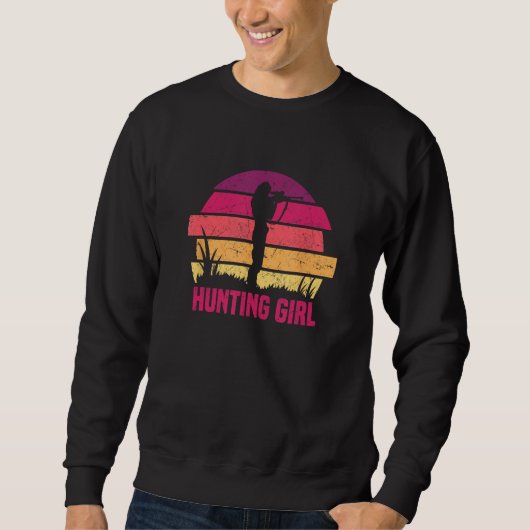 Sweatshirt Hunting Girl Hunter Hunting Clothes (Devant)