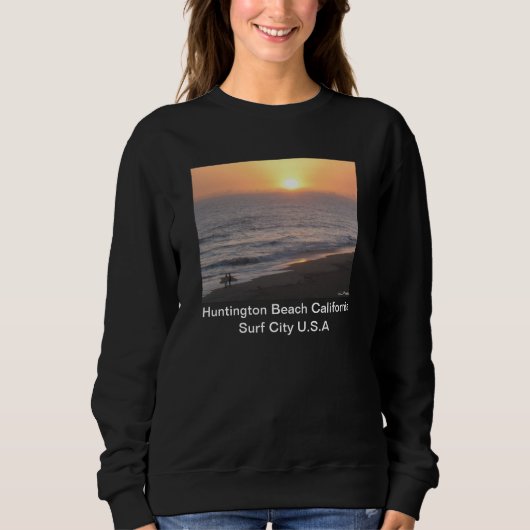 Sweatshirt Huntington Beach "Surf City" (Devant)