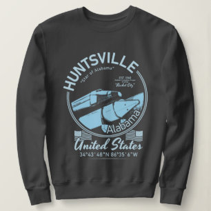 SWEATSHIRT HUNTSVILLE CITY ALABAMA - ESPACE ROCKET
